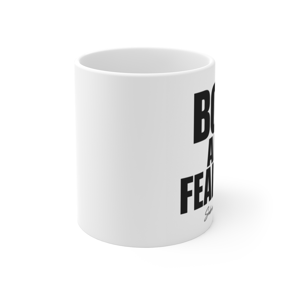 Sabrina Carpenter "Bold and Fearless" White Mug - alternate angle 1, merchandise