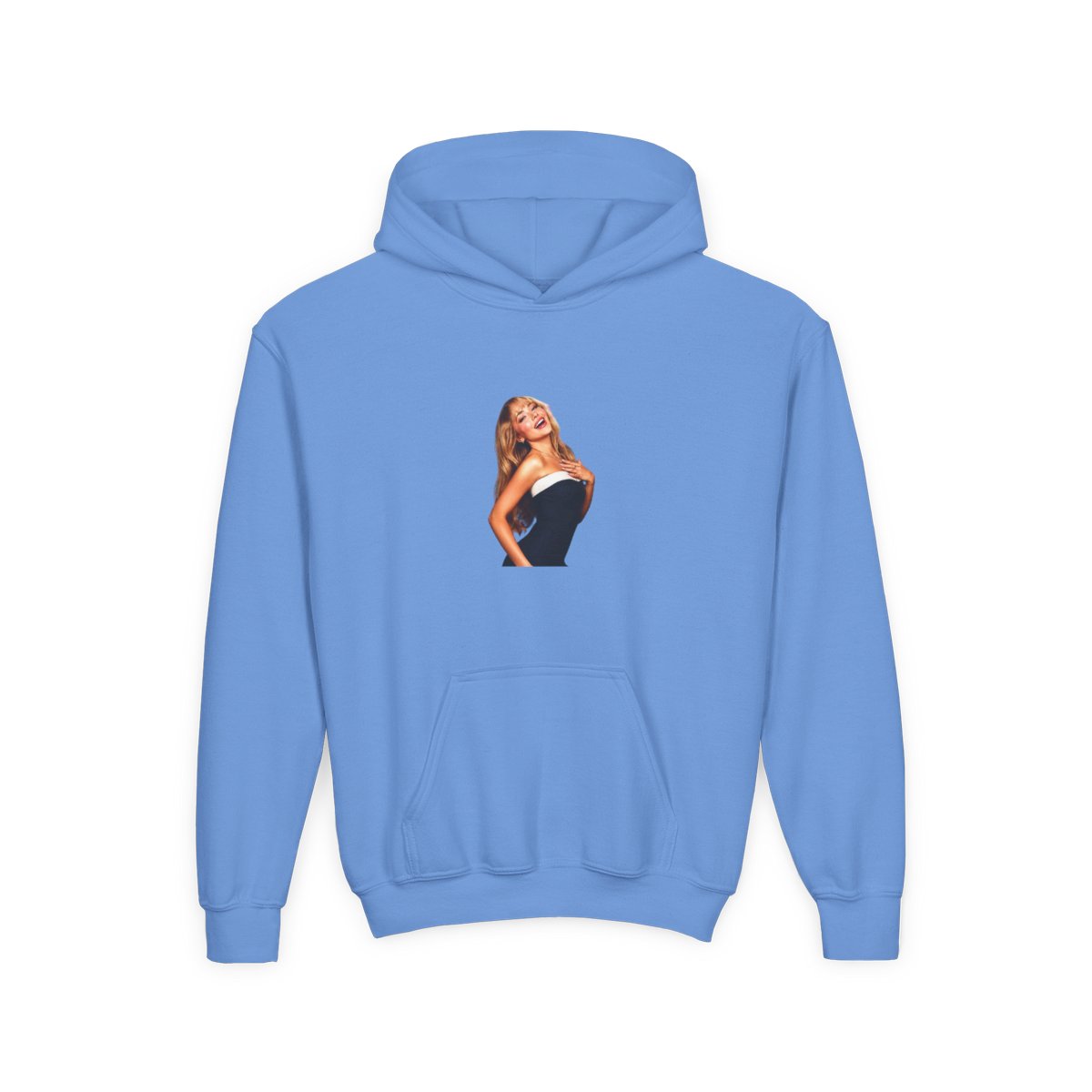Sabrina Carpenter Pink Coquette American Flag Kids Hoodie - alternate angle 4, merchandise